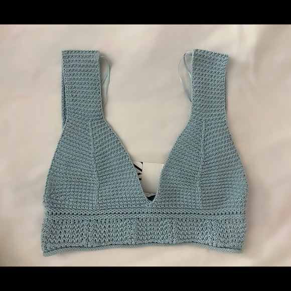 Zara Textured Knit Top 🤎SOLD🤎 - Picture 1 of 4